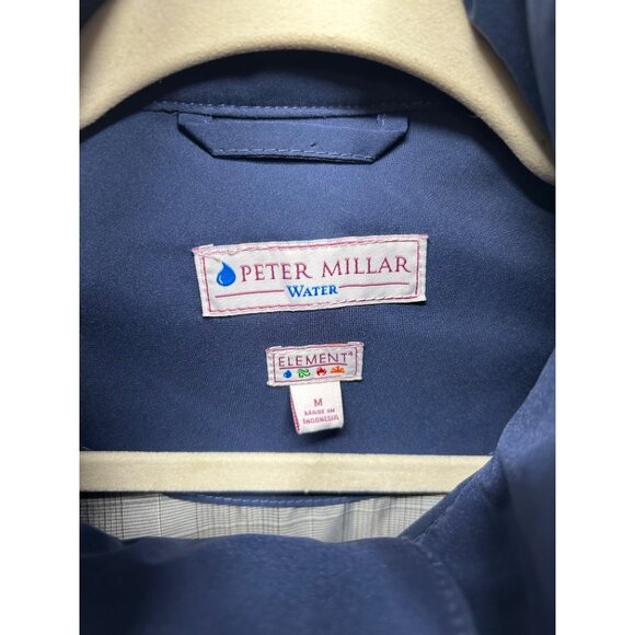 Peter Millar Water Resistant Element Jacket M Navy collared - Picture 4 of 10
